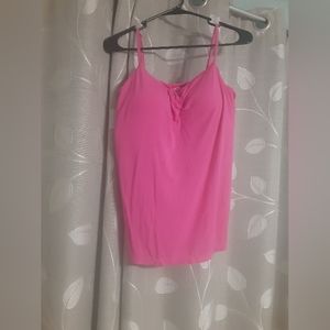 Klassy Network XXXL Pink Sweetheart Ruched Brami Tank Top